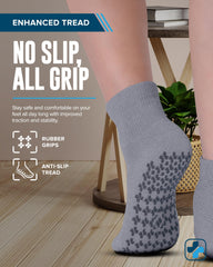 Doctor's Select socks feature a loose top design for comfortable wear.