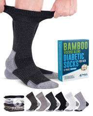 Doctor's Select diabetic crew sock with ultra-stretch top for a secure fit.