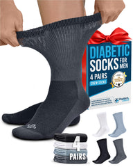 Doctors' Select Diabetic Socks with soft-relief cuff for all-day comfort.