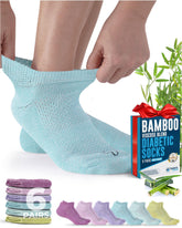 Doctor's Select bamboo ankle socks pink color for all-day breathable comfort
