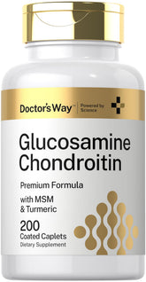 Doctor's Way glucosamine chondroitin MSM turmeric caplets for joint comfort