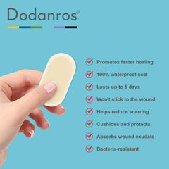 Dodanros 50-count packaging front demonstrates hygienic convenience
