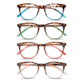 Dolarosey women's square-frame reading glasses for versatile daily wear