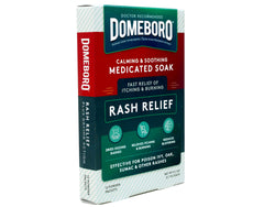 Domeboro soak dissolving in water for gentle skin care