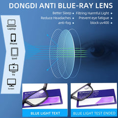 DONGDI five-pack reading glasses for versatile daily wear.