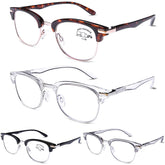 DOOViC blue light glasses with rectangle frames reduce digital eye strain during screen time