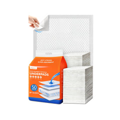 Doporro underpads with anti-slip tabs secure the pad for overnight bed protection.
