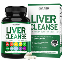 Dorado Nutrition Liver Cleanse bottle front for daily liver support