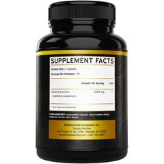 Dorado Nutrition Shilajit capsules closeup highlights high-potency 1000 mg extract.