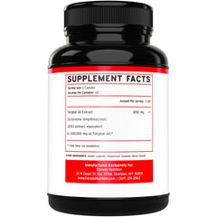 DORADO NUTRITION Tongkat Ali 200:1 extract label showing potency and purity