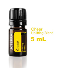 doTERRA Cheer bottle open ready to release its refreshing aroma