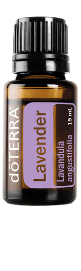 doTERRA Lavender oil bottle for calming routines.