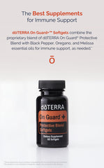 doTERRA On Guard+ softgels capsules on the go for environmental defense
