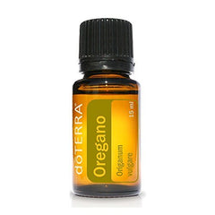 doTERRA oregano oil closeup highlighting aroma and cleansing versatility