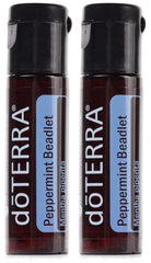 doTERRA Peppermint beadlets in 125-count bottle for portable fresh breath and on-the-go support.