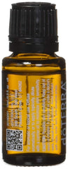 doTERRA peppermint oil being poured into a carrier oil