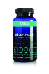 doTERRA Women's Phytoestrogen Essential Complex bottle supports hormonal balance for daily wellness.