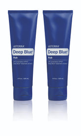 doTERRA Deep Blue Rub 4 oz jar close-up for post-workout use