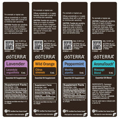 doTERRA Travel Kit wild orange bottle with uplifting aroma for travel days.