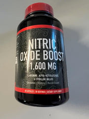 Double Dragon Organics Nitric Oxide Booster capsules closeup for easy daily supplementation