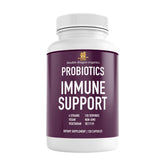 Double Dragon Organics Probiotics bottle front view for daily gut balance.