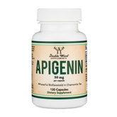 Double Wood Apigenin 50mg bottle for daily relaxation support