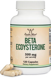 Double Wood Beta Ecdysterone bottle front showing plant-based support for lean muscle