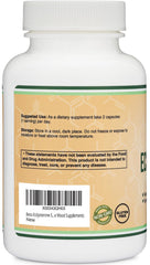 Bottle with measuring spoon suggests easy daily supplementation