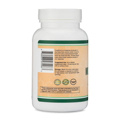 Pouring capsules into hand highlights convenient daily dosing.