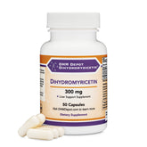 Double Wood DHM 50 capsules bottle with label, supports a liver-friendly routine.