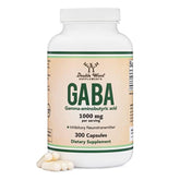 Double Wood GABA bottle front view signaling quality and calm support.