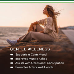 Vegetarian, non-GMO, gluten-free magnesium citrate formulation.