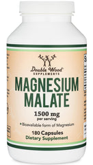 Double Wood Magnesium Malate capsule close-up showing daily magnesium delivery