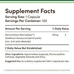 Cápsulas de 50 mg KannaEast para sensación de calma diaria