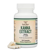 KannaEast de Double Wood: botella con cápsulas de 50 mg para relajación