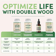 Double Wood Alpha Lipoic Acid is made in the USA for quality.