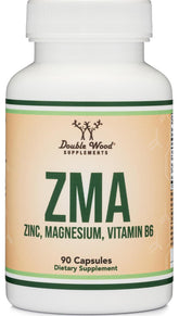 Double Wood ZMA bottle ready for nightly rest and renewal.