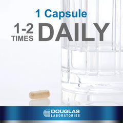 Douglas Laboratories B-Complex capsules ready for daily use and energy support.