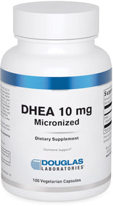 Douglas Laboratories DHEA 10 mg capsules bottle supports hormone balance