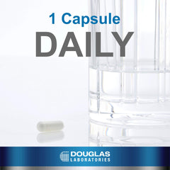 Front of L-Serine package by Douglas Laboratories highlighting 60 capsules.