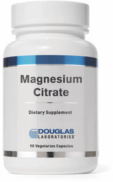 Douglas Laboratories Magnesium Citrate 150 mg bottle demonstrates muscle support and digestion-friendly design.