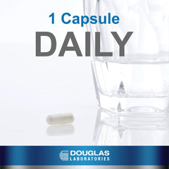 Douglas Laboratories Opti Zinc nutrition label detailing ingredients.