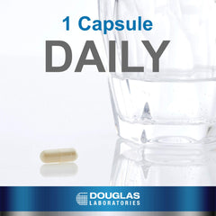 Douglas Laboratories Silymarin label detail shows GMP-compliant GMO-free formulation