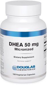 Douglas Laboratories DHEA capsules bottle showing hormone balance potential