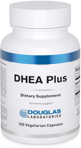 Douglas Laboratories DHEA Plus bottle for energy metabolism support.