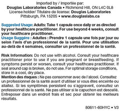Douglas Laboratories GABA 500 mg label close-up with ingredient details