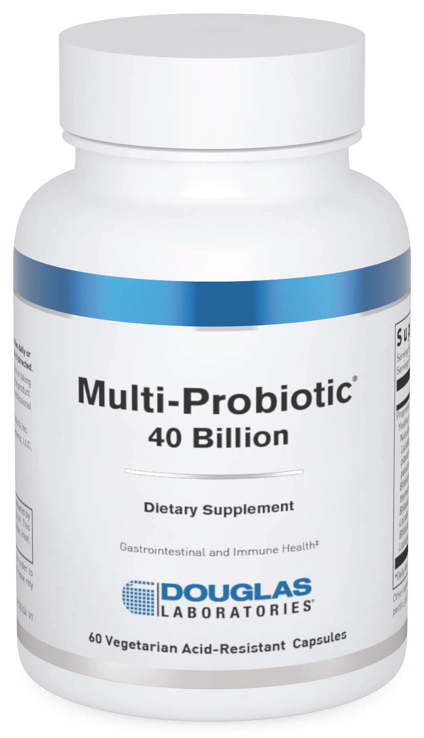 Douglas Laboratories Multi-Probiotic 40 Billion bottle front for daily gut balance.