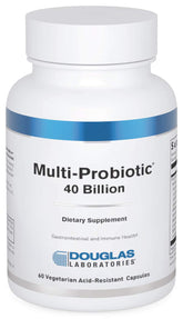 Douglas Laboratories Multi-Probiotic 40 Billion bottle front for daily gut balance.