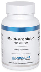 Douglas Laboratories Multi-Probiotic 40 Billion bottle front for daily gut balance.