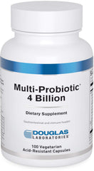 Douglas Laboratories Multi-Probiotic 4 Billion bottle front supports daily GI health.